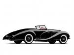 Delahaye 135 MS Cabriolet par Figoni & Falaschi 1938 года